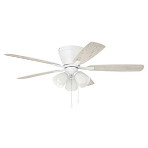 Wheeler 52 3-Light 3-Light 52" Hugger Ceiling Fan in White