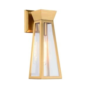 Lucian 1-Light Wall Sconce in Brushed Brass