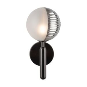 Bolla 1-Light Wall Sconce in Black