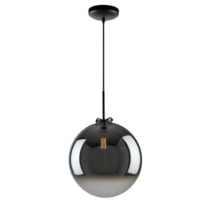 Orsa 1-Light Pendant in Mirror Glass