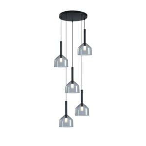 Kali 5-Light Chandelier in Black