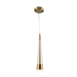 Sunnyvale 1-Light LED Pendant in Brass