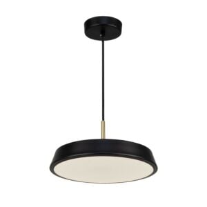 Lexi 1-Light LED Pendant in Black