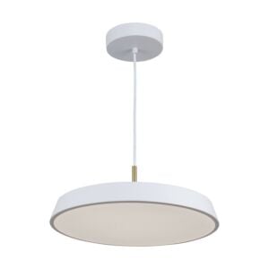 Lexi 1-Light LED Pendant in White