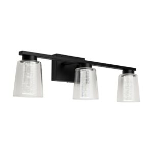 Dalton 3-Light LED Bathroom Vanity Lightroom Vanity in Black