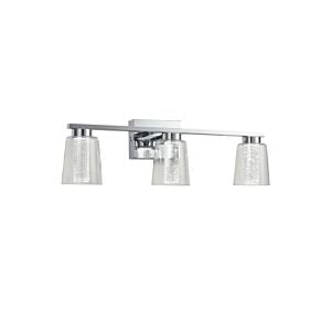 Dalton 3-Light LED Bathroom Vanity Lightroom Vanity in Chrome