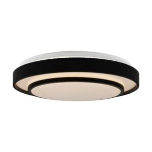 Aziza 1-Light LED Flush Mount in Black