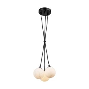 Camila 3-Light LED Pendant in Black