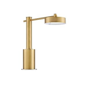 Dialect 1-Light Table Lamp in Brushed Brass with Brushed Nickel