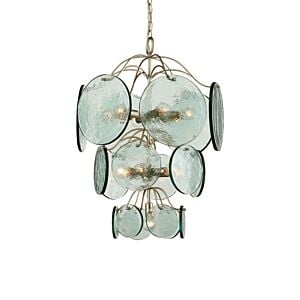 Rovigo 13-Light 1Chandelier in Clear with Silver Leaf