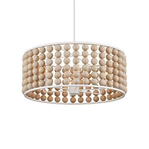 Holcroft 6-Light Chandelier in Sandstone with Sugar White