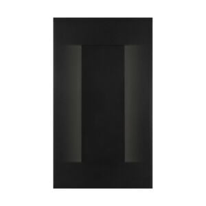 Aspen 1-Light LED Outdoor Wall Mount in Black