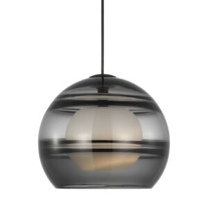 Sedona 1-Light Pendant in Nightshade Black