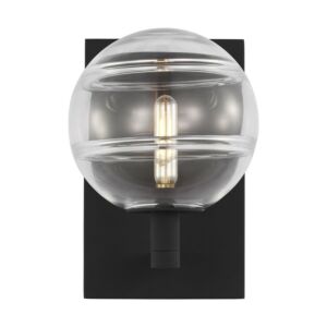 Sedona 1-Light Wall Sconce in Nightshade Black