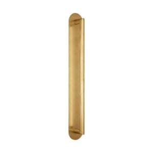 Fielle 1-Light LED Wall Sconce in Natural Brass