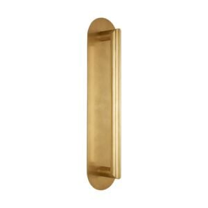 Fielle 1-Light LED Wall Sconce in Natural Brass