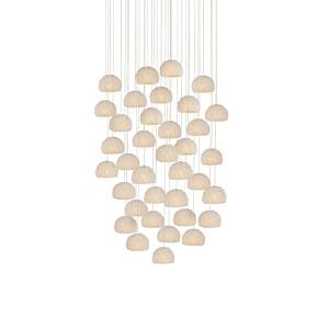 Virtu 36-Light 3Pendant in Natural