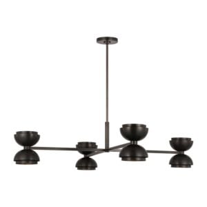 Shanti 4-Light LED Chandelier in Dark Bronze