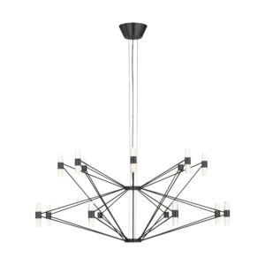 Lassell 48-Light LED Chandelier in Dark Bronze