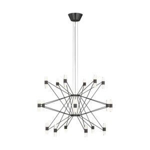 Lassell 36-Light LED Chandelier in Dark Bronze