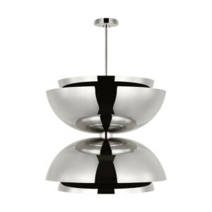 Shanti 2-Light LED Pendant in Polished Nickel