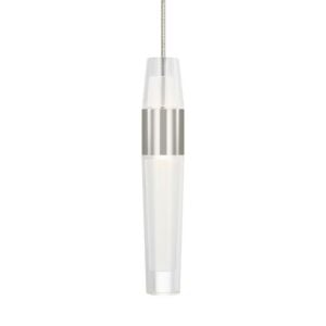 Lassell 1-Light LED Pendant in Polished Nickel