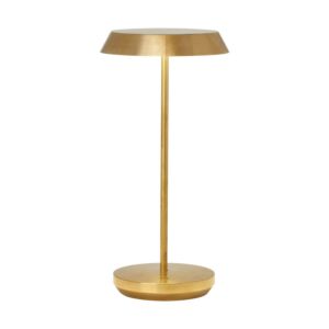 Tepa 1-Light LED Table Lamp in Natural Brass