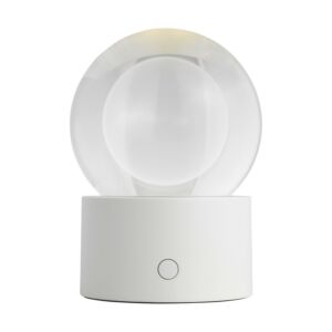 Mina 1-Light LED Table Lamp in Matte White