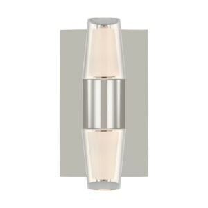 Lassell 2-Light LED Wall Sconce in Polished Nickel