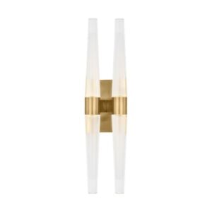 Lassell 4-Light LED Wall Sconce in Natural Brass