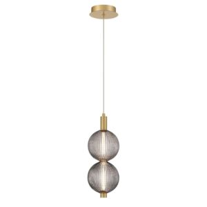 Palmas 2-Light LED Pendant in Gold