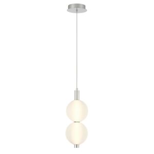 Palmas 2-Light LED Pendant in Nickel