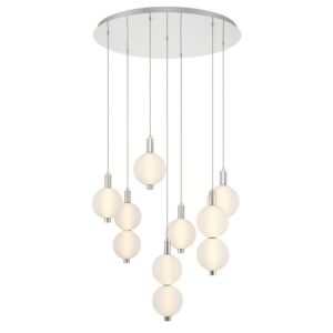 Palmas 7-Light LED Pendant in Nickel