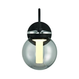 Caswell 1-Light LED Wall Sconce in Black