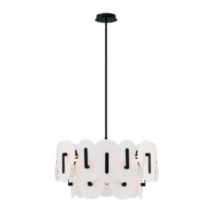 Nuvola 2-Light LED Chandelier in Black