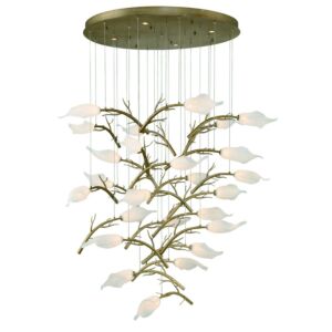 Matera 25-Light LED Chandelier in Gold