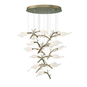 Matera 15-Light LED Chandelier in Gold