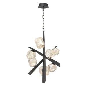 Thorah 7-Light LED Chandelier in Graphite