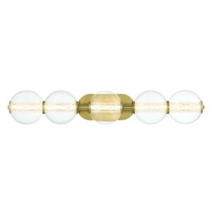 Atomo 1-Light LED Bathroom Vanity Light in Gold