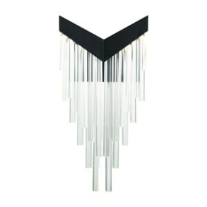 Vivien 1-Light LED Wall Sconce in Black