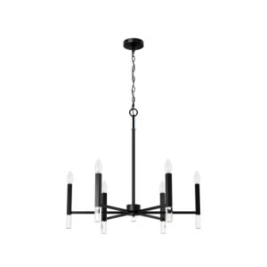 Sunjai 6-Light Chandelier in Matte Black