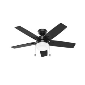 Anisten 2-Light 44" Hanging Ceiling Fan in Matte Black