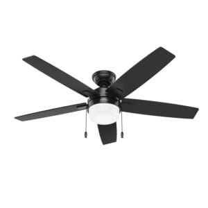 Anisten 2-Light 52" Hanging Ceiling Fan in Matte Black