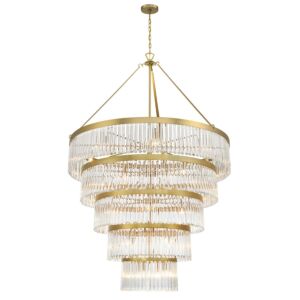 Emory 30-Light Chandelier in Modern Gold