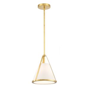 Fulton 1-Light Pendant in Antique Gold