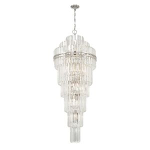 Hayes 31-Light 3Chandelier in Polished Nickel