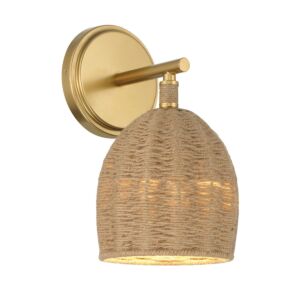 Jace 1-Light LED Wall Sconce in Soft Gold