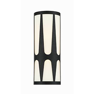 Royston 1-Light LED Wall Sconce in Black