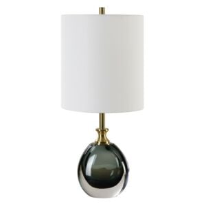 Enigma 1-Light Buffet Lamp in Brass