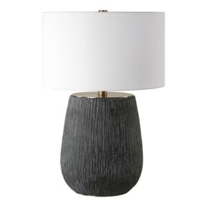 Americana 1-Light Table Lamp in Aged Black